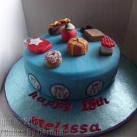 Golfing lady from Huddersfield - cake by Simply Cakes By - CakesDecor