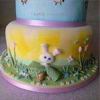 A Painted Easter Collab Cake