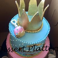 Royal Baby Shower Cake 