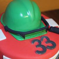 Industrial Security outfit inspired cake