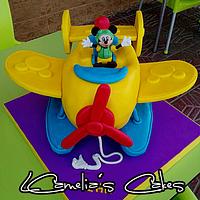 MICKEY MOUSE'S PLANE CAKE