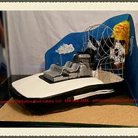 The Black Widow Airboat Cake