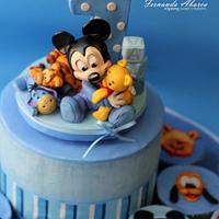 Mickey's First Birthday Cake