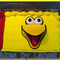 Sesame Street Block Cake