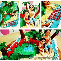 Apo Island anniversary cake