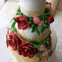 Tahira's wedding cake