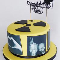 Graduation radiology radiologist xray cake