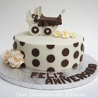 Baby Stroller Cake - Tarta Cochecito Bebé
