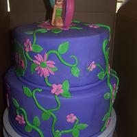 Tinkerbell Cake. 