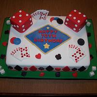 Gambling/Casino Cake