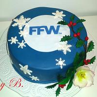 Christmas cake for the corporate party