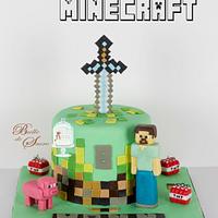 MineCraft Birthday Cake
