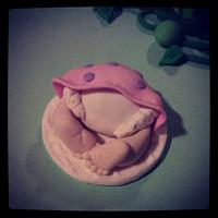 Baby Bottom Topper - cake by Jeana Byrd - CakesDecor