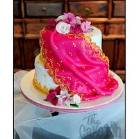 Sari Wedding Cake