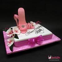 Pink Stilettos Cake