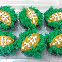 Football Cupcakes 