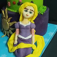 Rapunzel cake