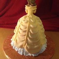 belle (beauty and the beast) cake