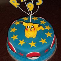 Cute Pikachu cake!