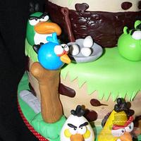 Angry Birds cake