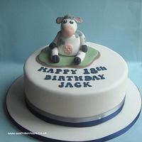 18th Birthday 'Cow' Cake