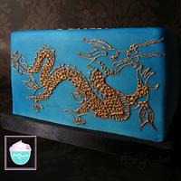 Dragon birthday cake