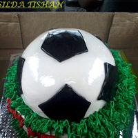 3D FOOTBALL CAKE  !!!!