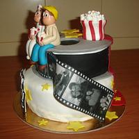 Cinema Wedding cake