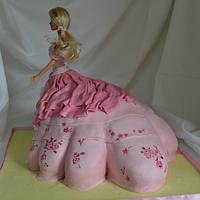 BARBIE doll cake