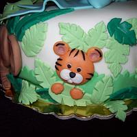 Jungle Animals Cake