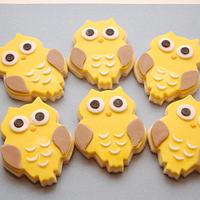 Mini Owl Sugar Cookies