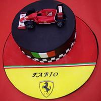 Ferrari f1 cake
