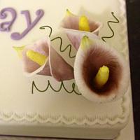 Calla Lilly 60th birthday cake