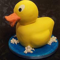 Rubber Duck Cake