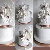 Wedding cake white