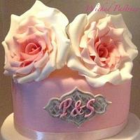 Roses - pink and white