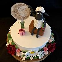 Shaun The Sheep 50th Birthday Cake
