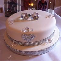 Bling Wedding Cake 