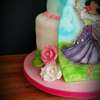 Esmeralda Disney Princess Cake