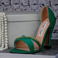 Emerald sandals
