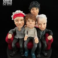 Rolling Stones Cake Topper
