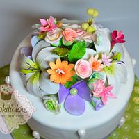 Spring Flowers Cake