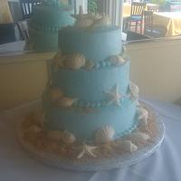 SeaShell Wedding Cake