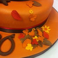 Autumn Leaf Cake