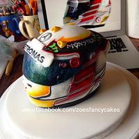 Lewis Hamiltons F1 Helmet