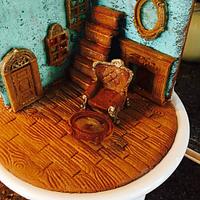My vintage gingerbread cookie house