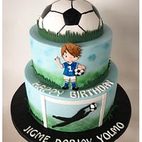 Football ⚽️ theme cake