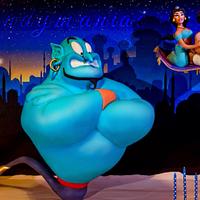 Genie, Aladdin and Jasmine cake