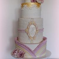 Wedding cake at Cake International 2014