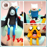 Adventure time cake - Candy Kingdom